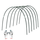 Gardzen front view packaging showing complete 72-piece hoop kit benefits easy setup