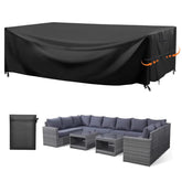 GARPROVM cover on large dining set showing full protection and neat fit