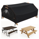 GARPROVM front view on a picnic table showing full coverage and protection