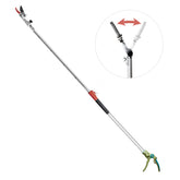 GARTOL front view of telescopic pruner showing full tool and benefits