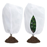 Garutom front view of two-pack plant covers showing size and durable material benefit