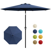 Garvee umbrella front view showing full canopy and coverage benefit