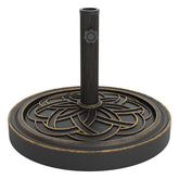 GarveeLife front view of umbrella base showing stable design and outdoor use benefit