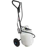 GasBRUH front view of propane tank dolly showing stable steel frame and secure base benefit