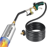 GasBRUH torch front angle showing robust burner and frame benefit durability