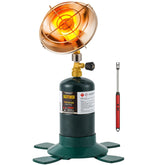 Gasfargo front view of heater showing compact profile and fast warmth