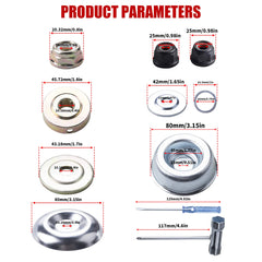 Gashwer mounted on trimmer cutting brush, stable fit reduces vibration