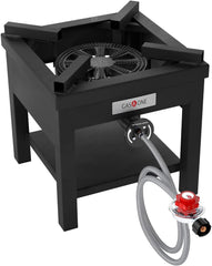 Gas One B-5350A front view showing stable frame and burner, durable cooking