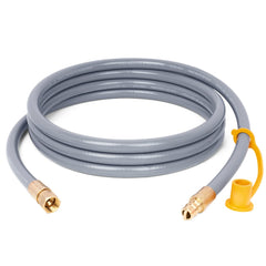 GASPRO front view showing hose and included brass fittings for easy replacement