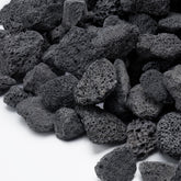 GASPRO front packaging showing 20 lb bag and black lava rocks benefit: clear product identification