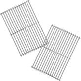 GasSaf front view of 304SS grill grates showing precise fit and durable finish