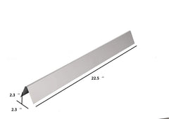GasSaf flavorizer bars installed on a grill burner showing improved heat coverage