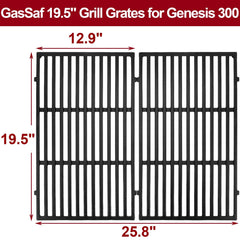GasSaf close-up of cast iron texture highlighting heat retention and rugged finish