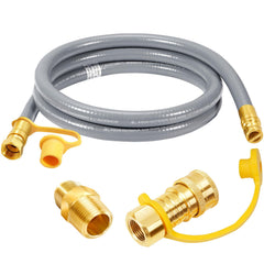 GasSaf front packaging showing 6ft hose and CSA badge for safety