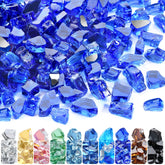 GasSaf front packaging showing 10 lb cobalt blue fire glass and product label