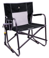 GCI Outdoor Freestyle Rocker XL front view showing roomy seat and supportive back