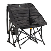 GCI Outdoor Puff Rocker front view showing stable frame and comfort