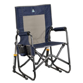 GCI Outdoor Stowaway Rocker front view showing stable frame and comfortable seat
