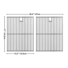 Gcostar close-up of 7mm solid stainless bar diameter highlighting durability and heat contact
