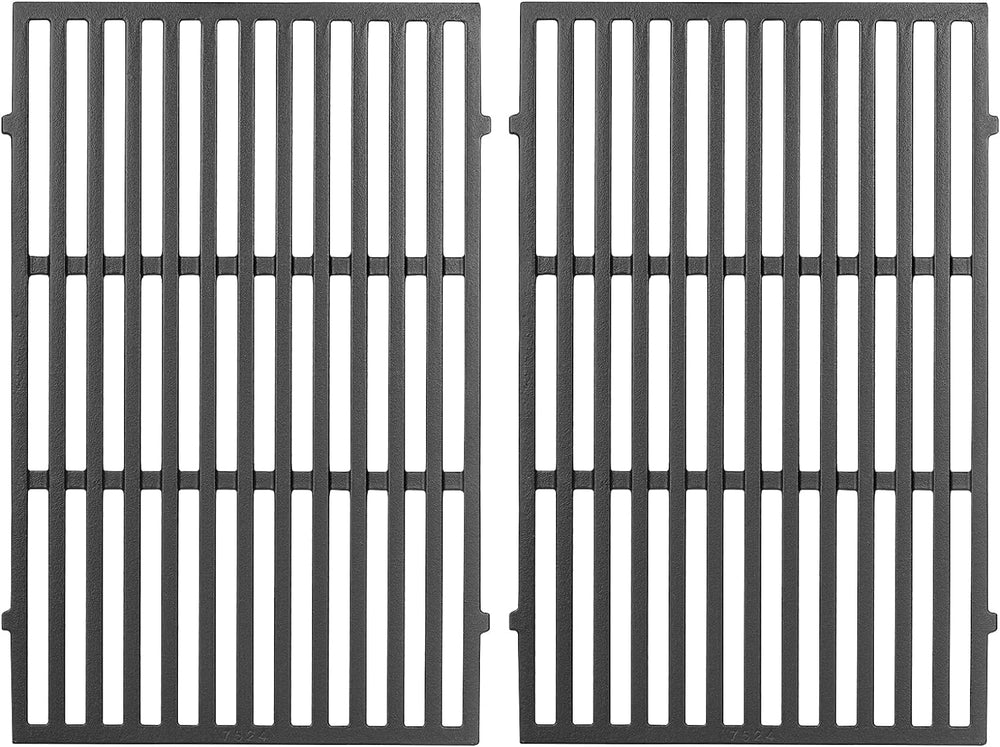 Gcostar front view grates showing full replacement fit and durable cast iron benefit