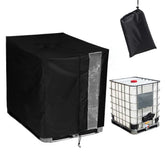 GDCCPRO front view of cover fitted on IBC tote showing full protection