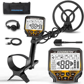 GDDREAM metal detector front view showing lightweight design and travel readiness