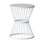 GDFStudio Lassen front view showing matte white finish and compact design benefit: clean aesthetic