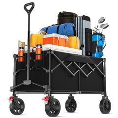 Geamen wagon front view showing large capacity and easy access