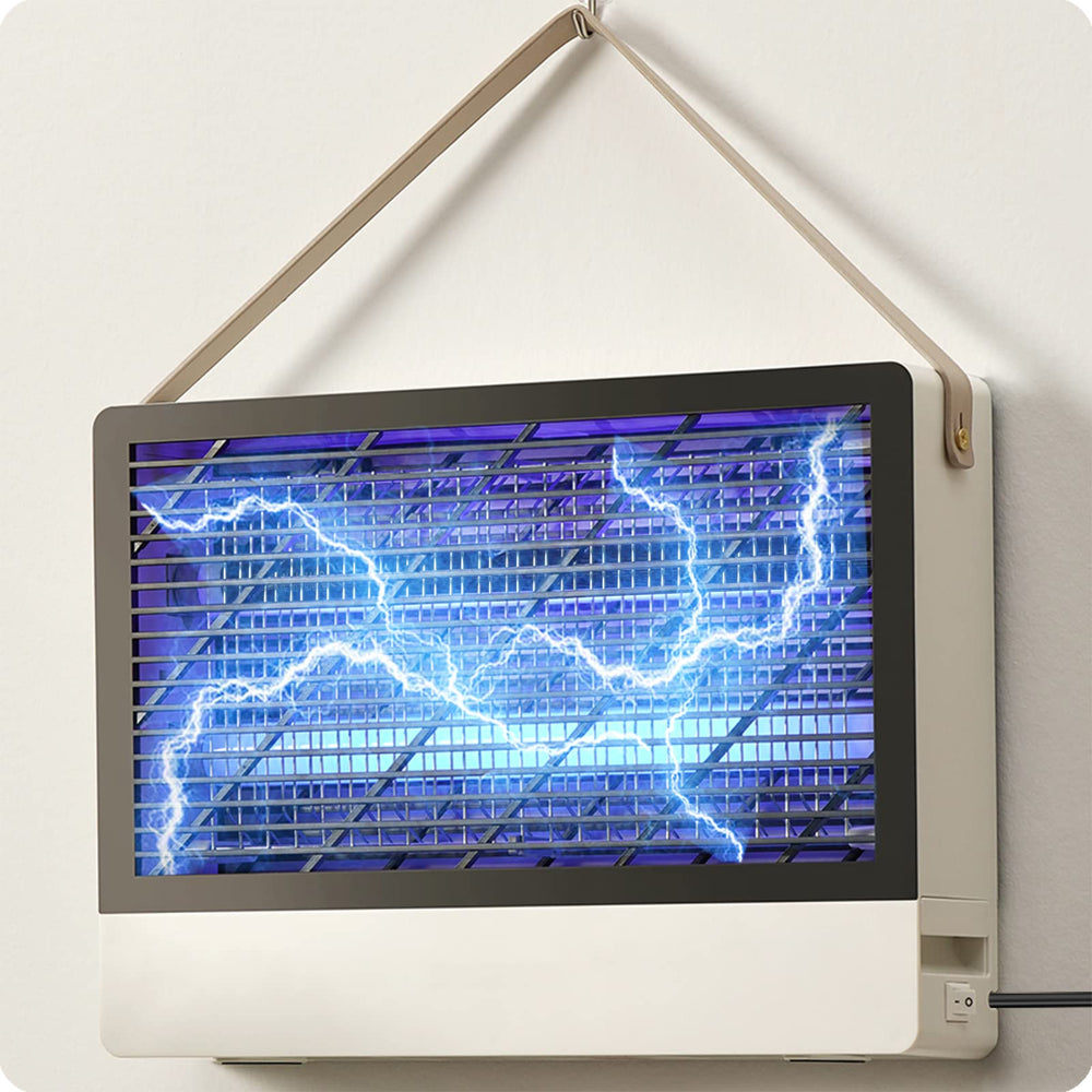 GeckoMan front view of the two-pack zappers showing compact plug-in design and quiet operation