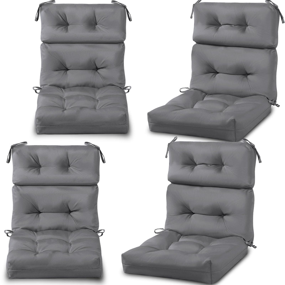 Geelin front view packaged set showing four cushions and neutral color benefits