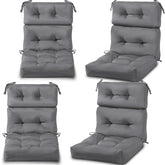 Geelin front view packaged set showing four cushions and neutral color benefits
