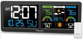 Geevon front HD display showing time and weather — clear home monitoring