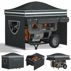 GEHENG front view covered generator showing full protection benefit