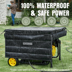 GenArmor close-up of heavy-duty tarpaulin texture for durability
