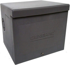 Generac 6340 front view mounted outdoors showing weather-resistant protection