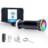 Generalman front view pool light showing bezel and lens, reliable brand performance