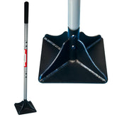 Generic Earth Rammer front view showing steel face and compact profile benefit
