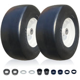 Generic front view assembly showing wheel and smooth tread for durable use