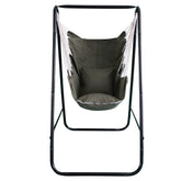 Generic brand hammock chair front view showing full setup and comfort