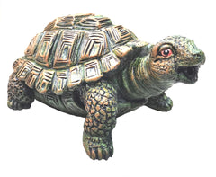 Generic turtle spitter front view showing rustic finish and decorative appeal