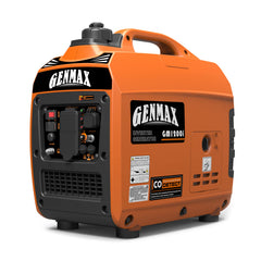 GENMAX GM1200i front panel showing outlets and status indicators for easy control