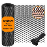 GENNIZZ front view of rolled plastic mesh showing length and packaging benefit