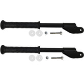 GenTent folding handle front view showing sturdy steel base and ergonomic grip benefit mobility