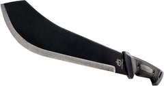 Gerber gator bolo shown in nylon sheath for safe carry