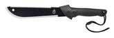 Gerber Gator machete jr front view showing full blade and grip for reliable cutting