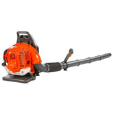 Getell front view of backpack blower showing compact pack and quick access benefit