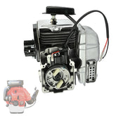Getfarway shortblock front view showing fit and bolt pattern, ensures easy replacement