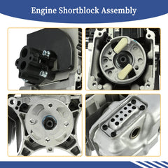 Getfarway shortblock piston detail showing quality components for restored compression