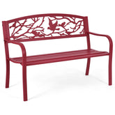 GIANTEX front view bench showing full frame and seating benefit