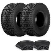 GICOOL front view of 15x6.00-6 tire showing profile and fit for quick replacement